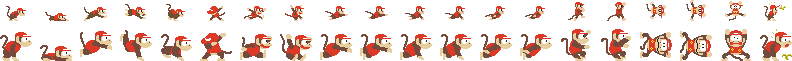 Diddy Kong (Super Mario Maker-Style)