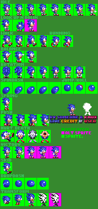 Sonic (Mini, Sonic 3-Style)