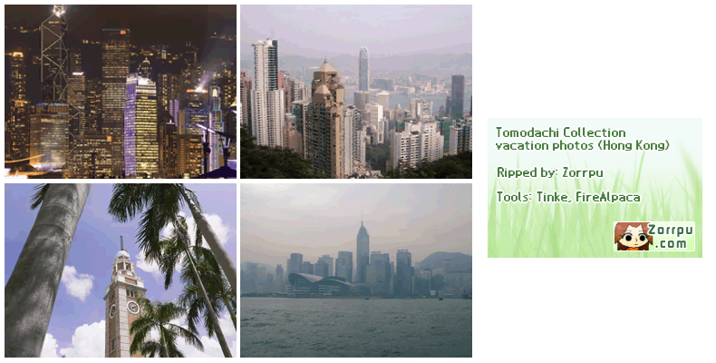 Travel Ticket Backgrounds (Hong Kong)