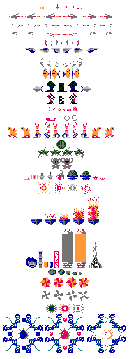 Playable Ship & Enemies