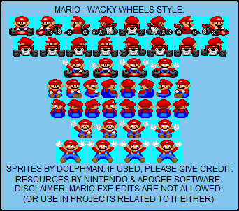 Mario (Wacky Wheels-Style)