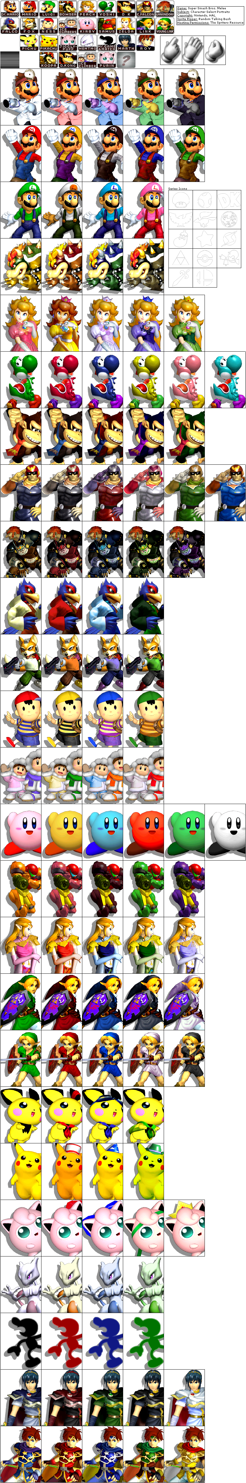 Character Select Portraits