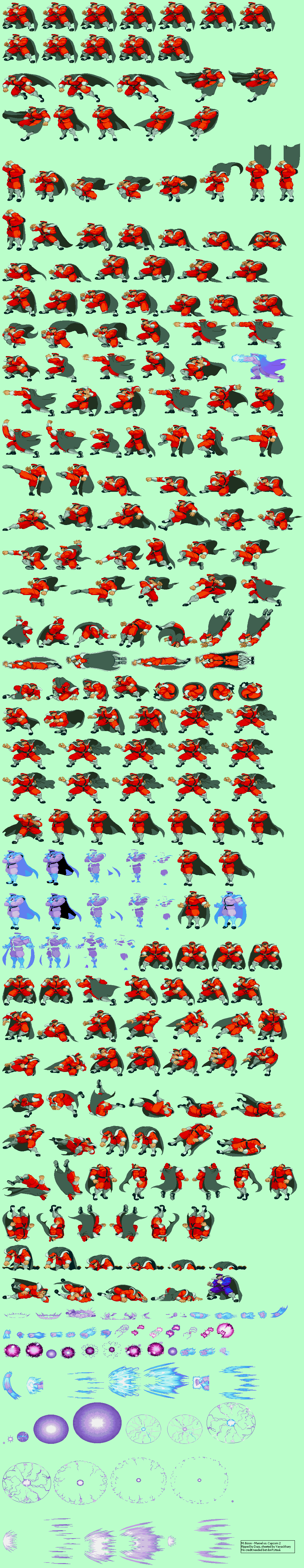 Marvel Vs. Capcom Sprite Sheets