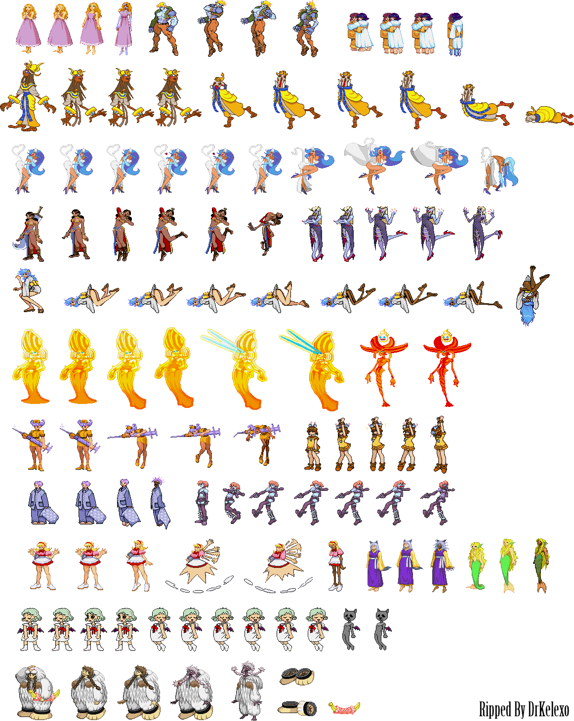 Darkstalkers Sprites