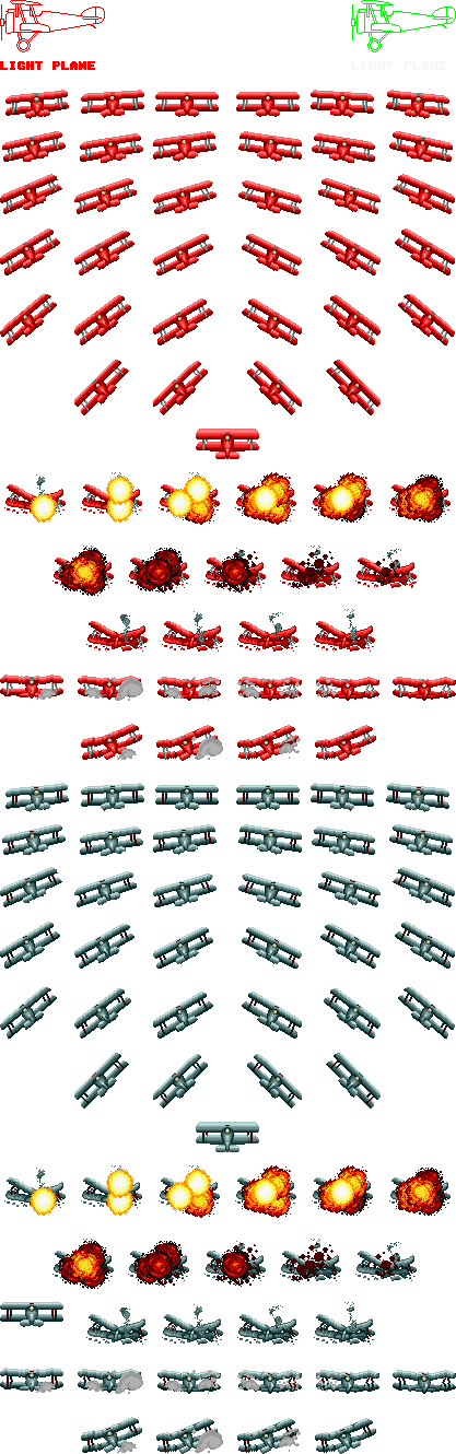 SNES - Pilotwings - Light Plane - The Spriters Resource