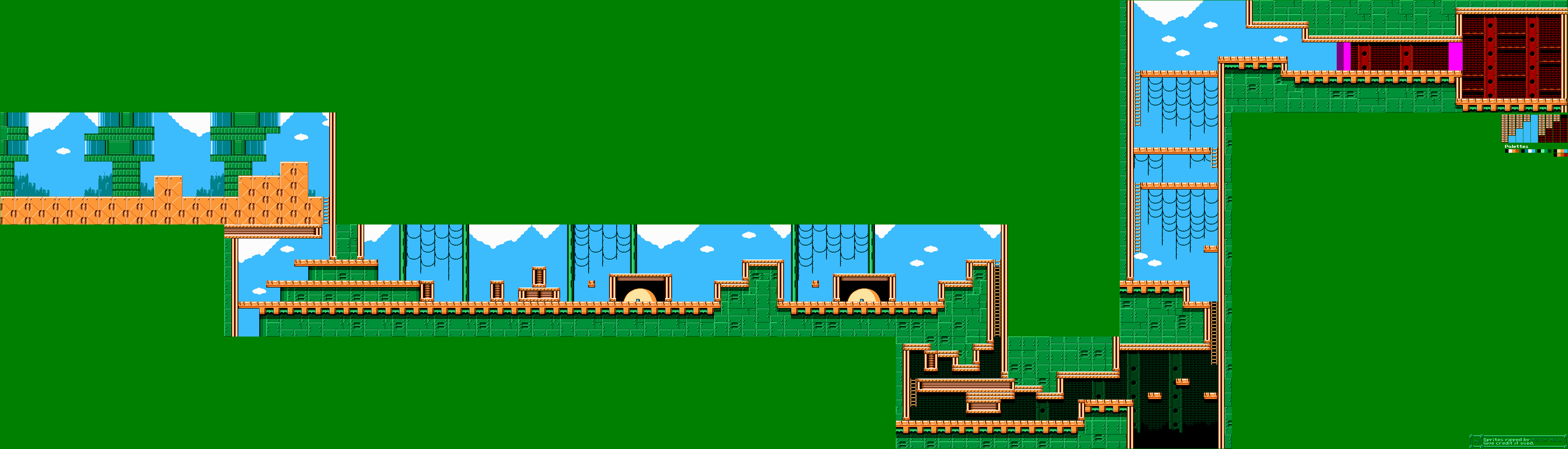 NES - Mega Man 3 - Needle Man Stage - The Spriters Resource