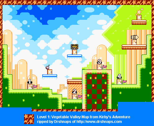Kirby's Adventure - World 01 Vegetable Valley