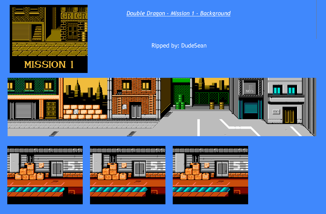 The Spriters Resource - Full Sheet View - Double Dragon ...