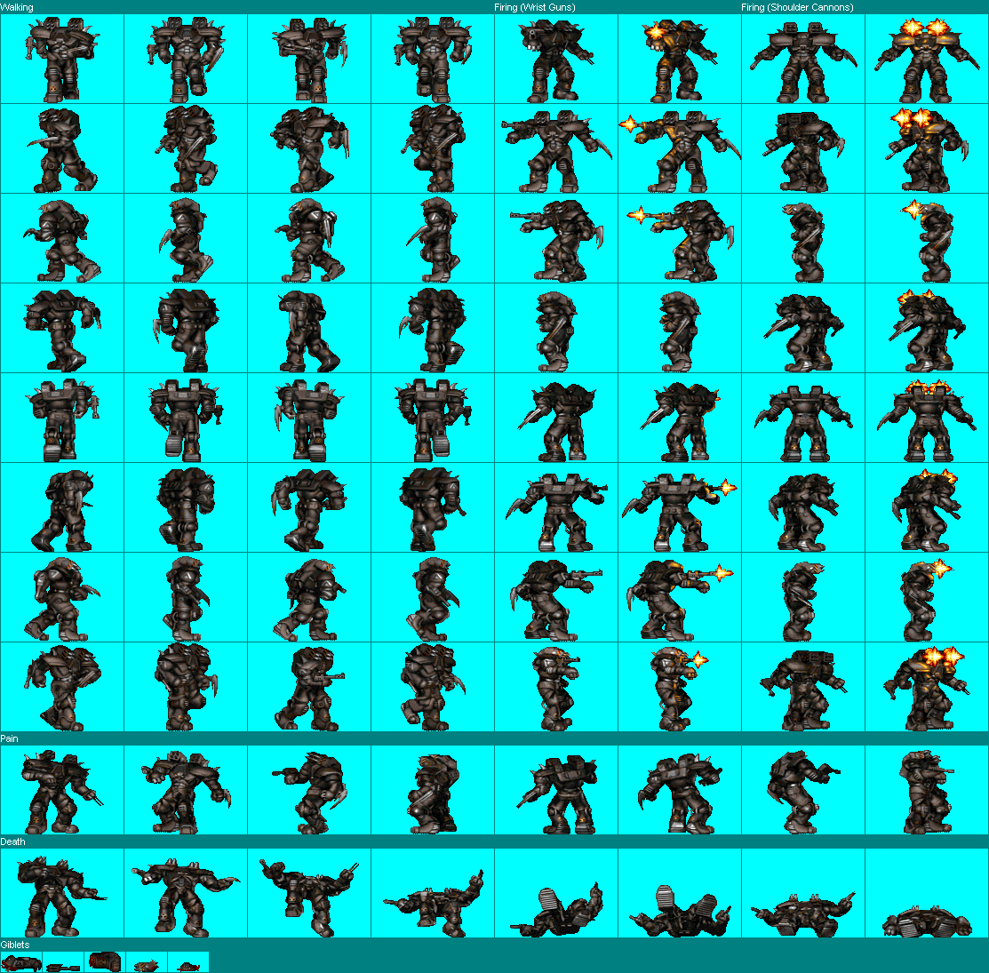 Necrodome sprites - [ CHARACTER SPRITES ] - Mugen Free For All