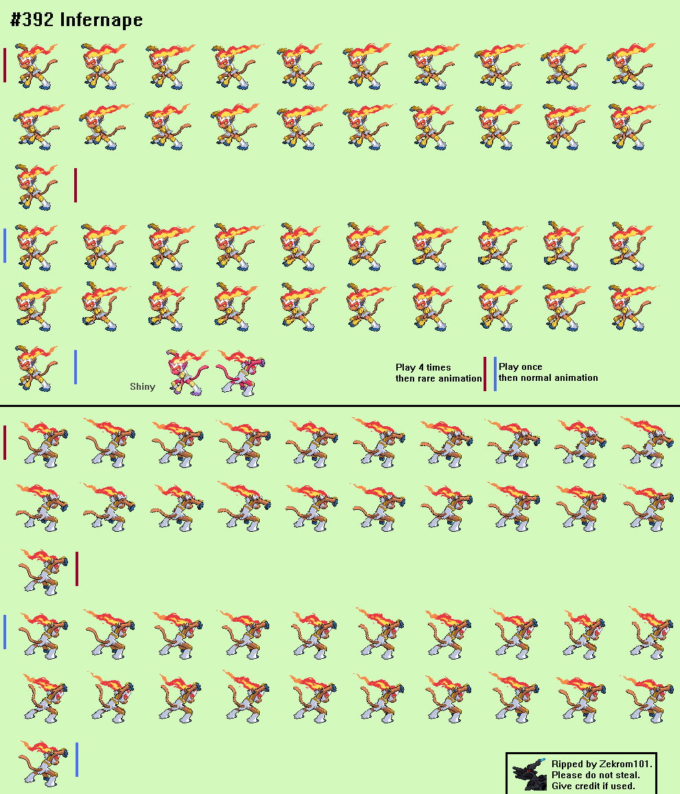 The Spriters Resource - Full Sheet View - Pokémon Black / White - #392 ...