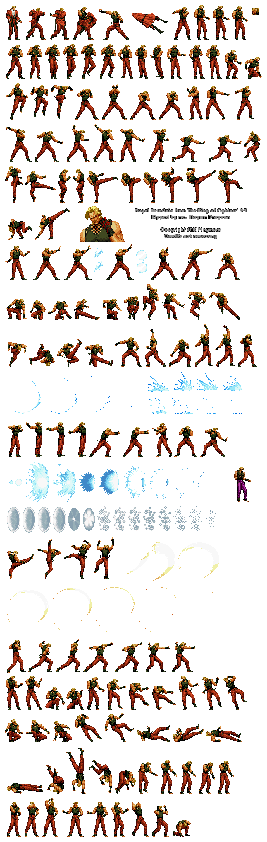 King Of Fighters Sprite Sheet