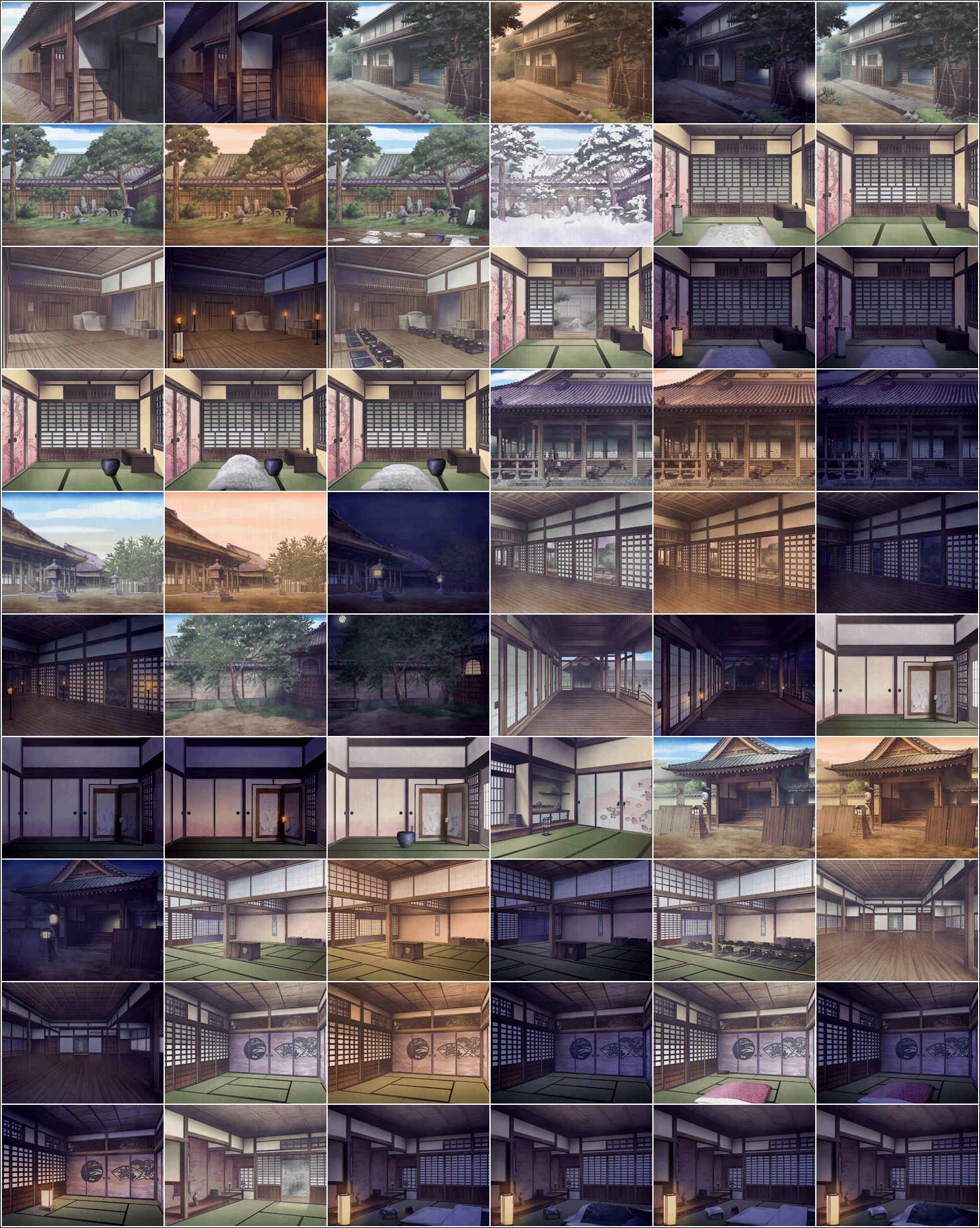 Hakuouki Zuisouroku DS - Locations [1/4]