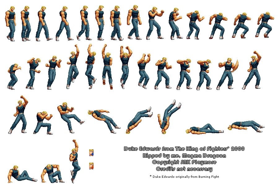 king of fighters 13 sprites