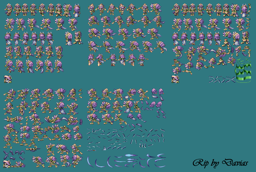 Legend Of Mana Sprites