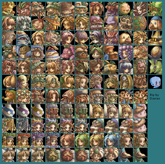 Legend of Mana - Character Portraits