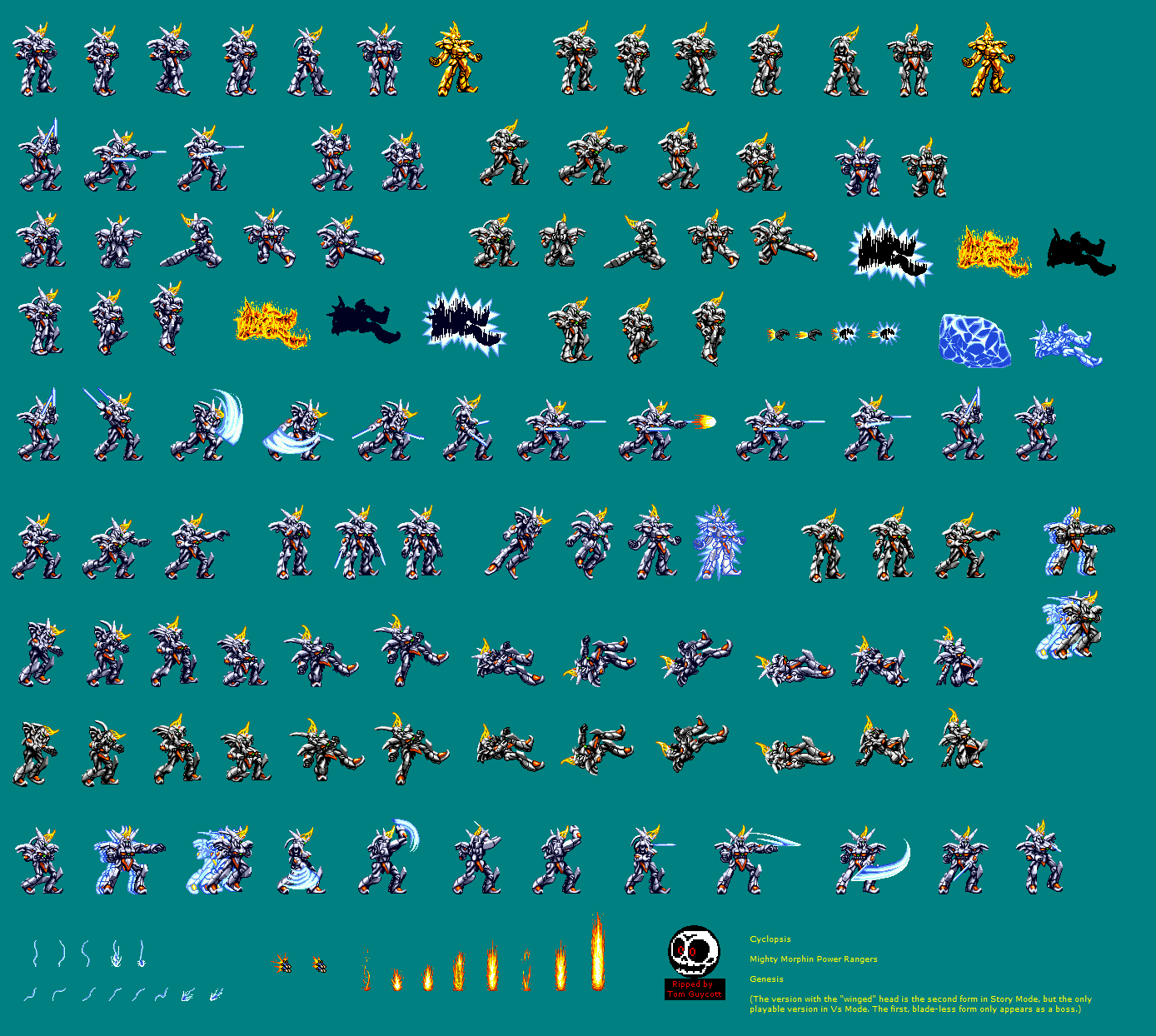 Genesis / 32X / SCD - Mighty Morphin' Power Rangers - Cyclopsis - The ...