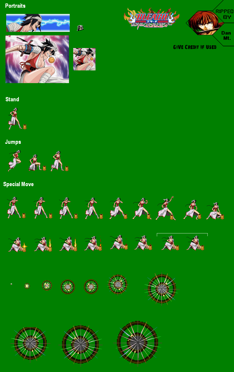 Sprite Sheet Bleach