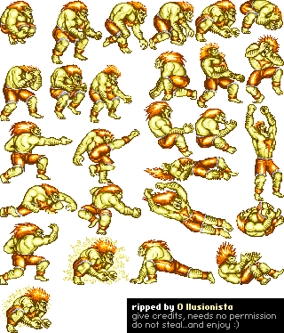 Arcade - Street Fighter 2 / Super Street Fighter 2 - Zangief - The Spriters  Resource