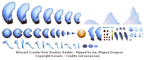 gradius gaiden sprites