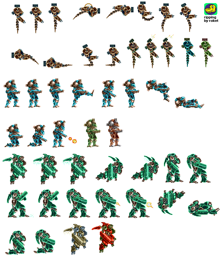 Sonic Enemy Sprite Sheet