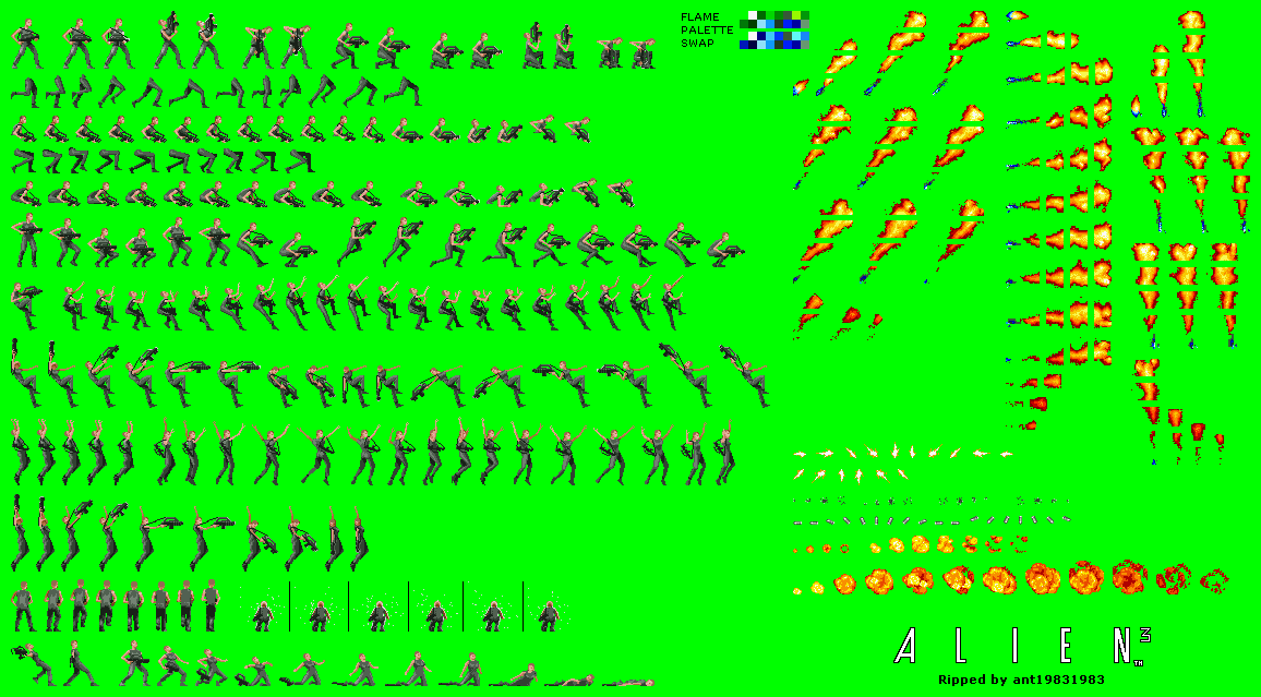 Alien Sprite Sheet