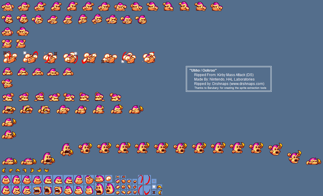 Kirby Enemies Sprites