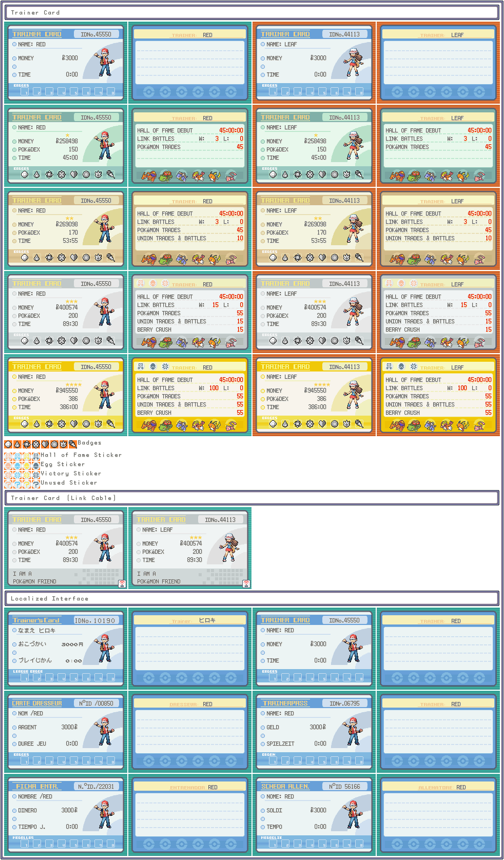 Trainer Card Kit