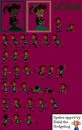 SNES - Bebe's Kids - LaShawn - The Spriters Resource