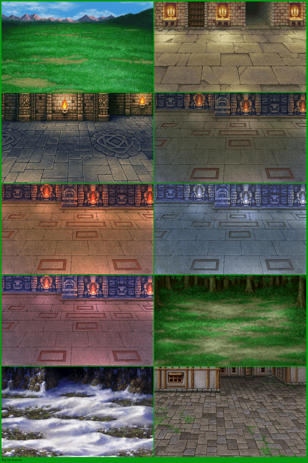 Final Fantasy 2 - Battle Backgrounds #1