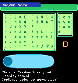 Digimon World DS - Font/Character Creation