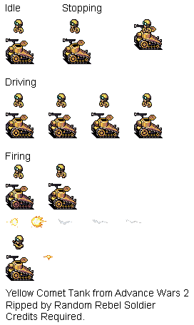 advance wars yellow comet