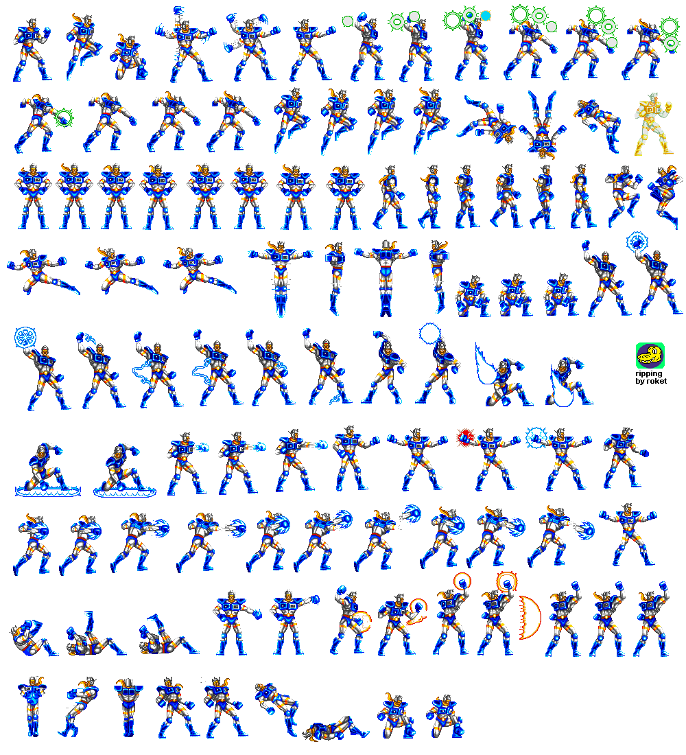 SNES - Sonic Blast Man - Sonic Blast Man - The Spriters Resource