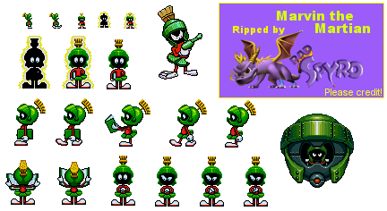 Genesis / 32X / SCD - Taz In Escape From Mars - Marvin The Martian ...