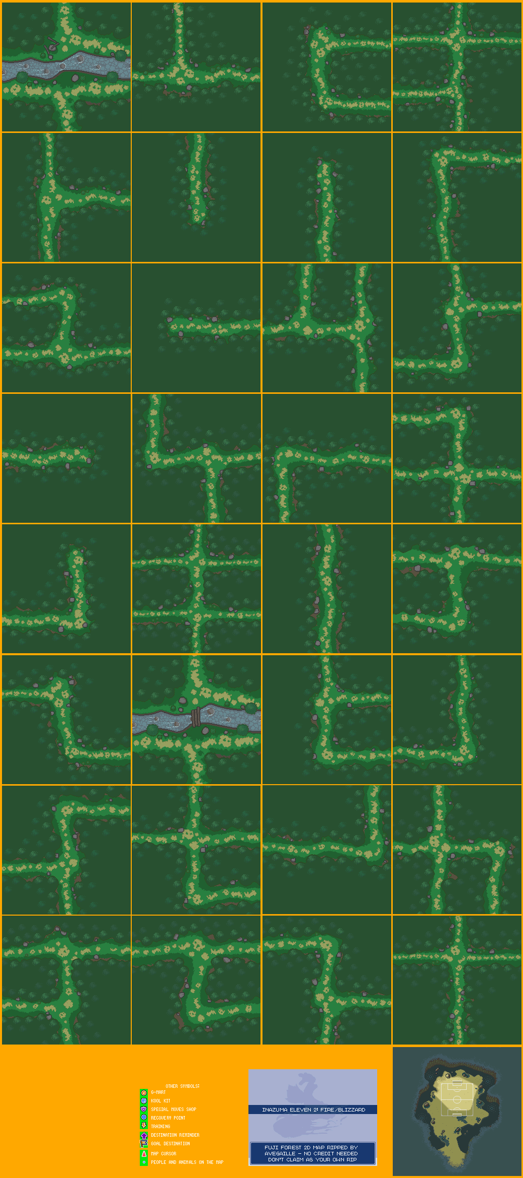 DS / DSi - Inazuma Eleven 2: Fire / Blizzard - Fuji Forest - The