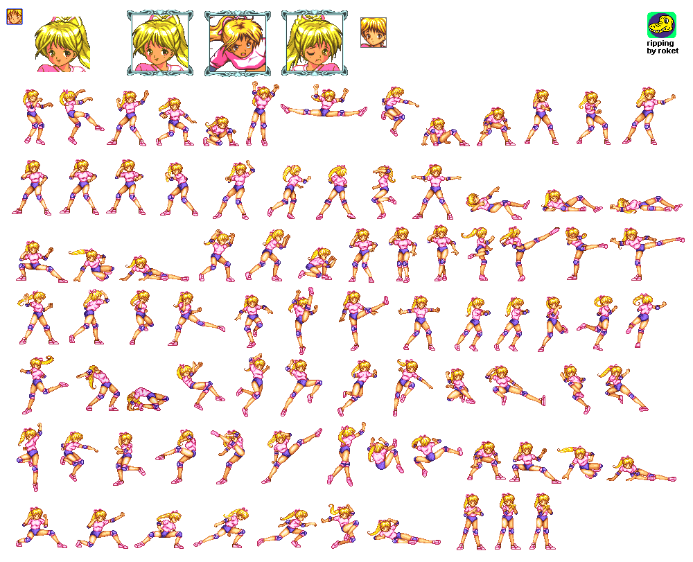 Fighter sprites. Спрайты 2д аниме. Seifuku Densetsu pretty Fighter. Спрайты Grandia 2. Стрит Файтер 2д спрайты.