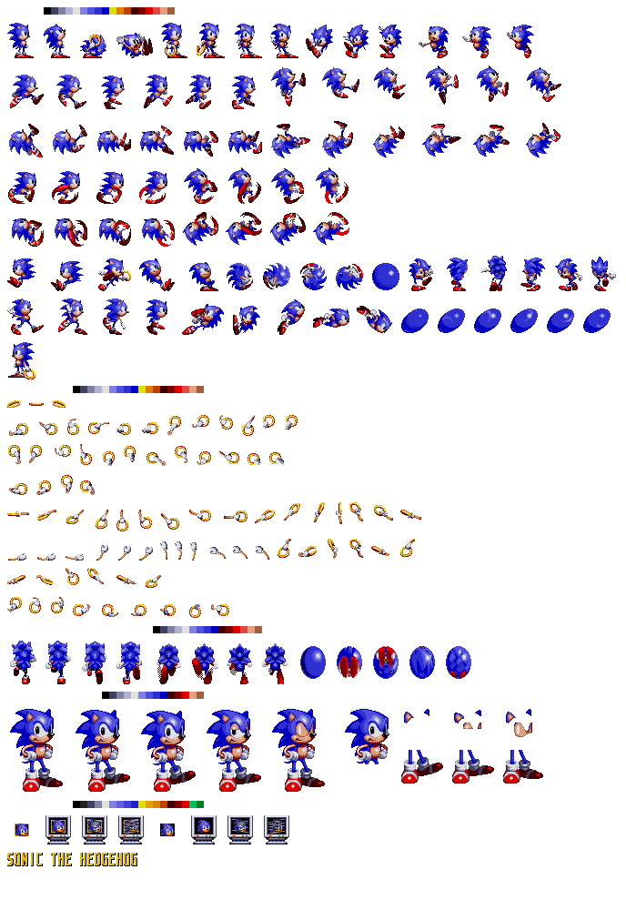 Custom / Edited - Sonic the Hedgehog Customs - Sonic (Knuckles' Chaotix ...