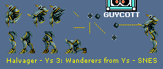 Ys 3: Wanderers from Ys - Halvager