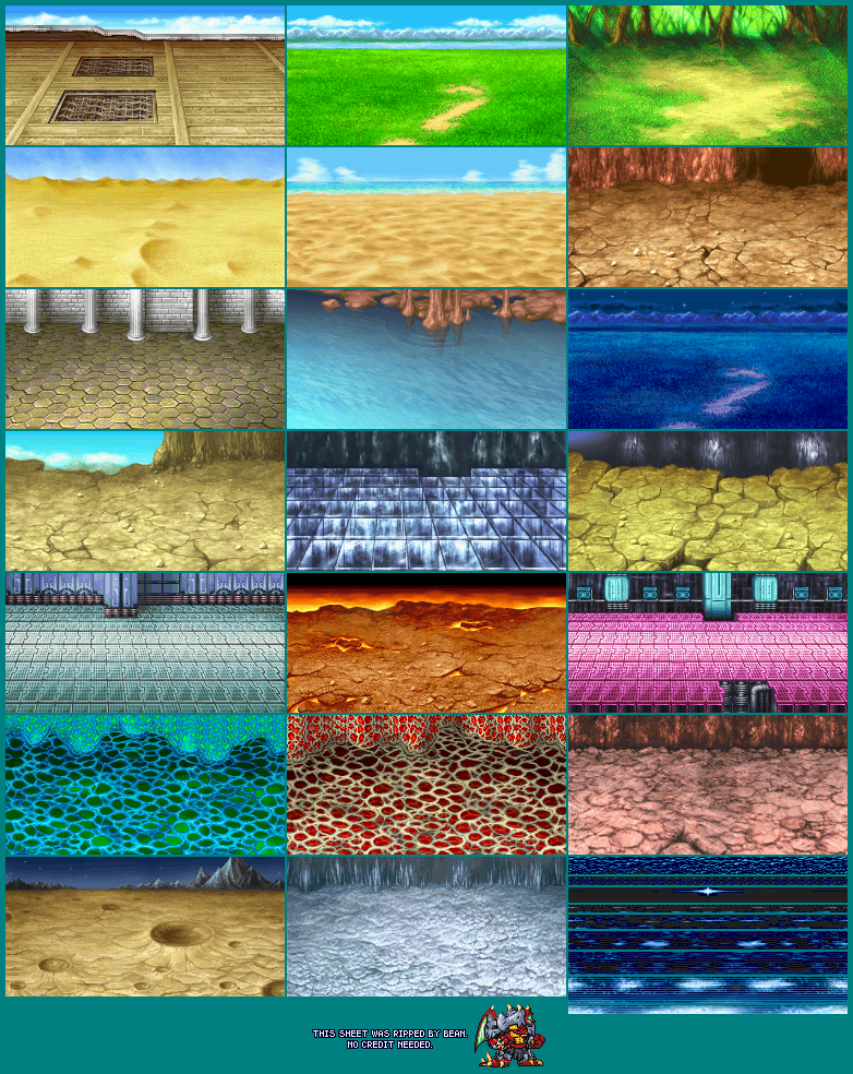 Game Boy Advance - Final Fantasy 4 Advance - Battle Backgrounds - The ...