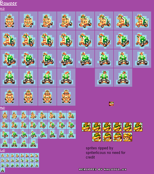 mario kart super circuit sprites remade