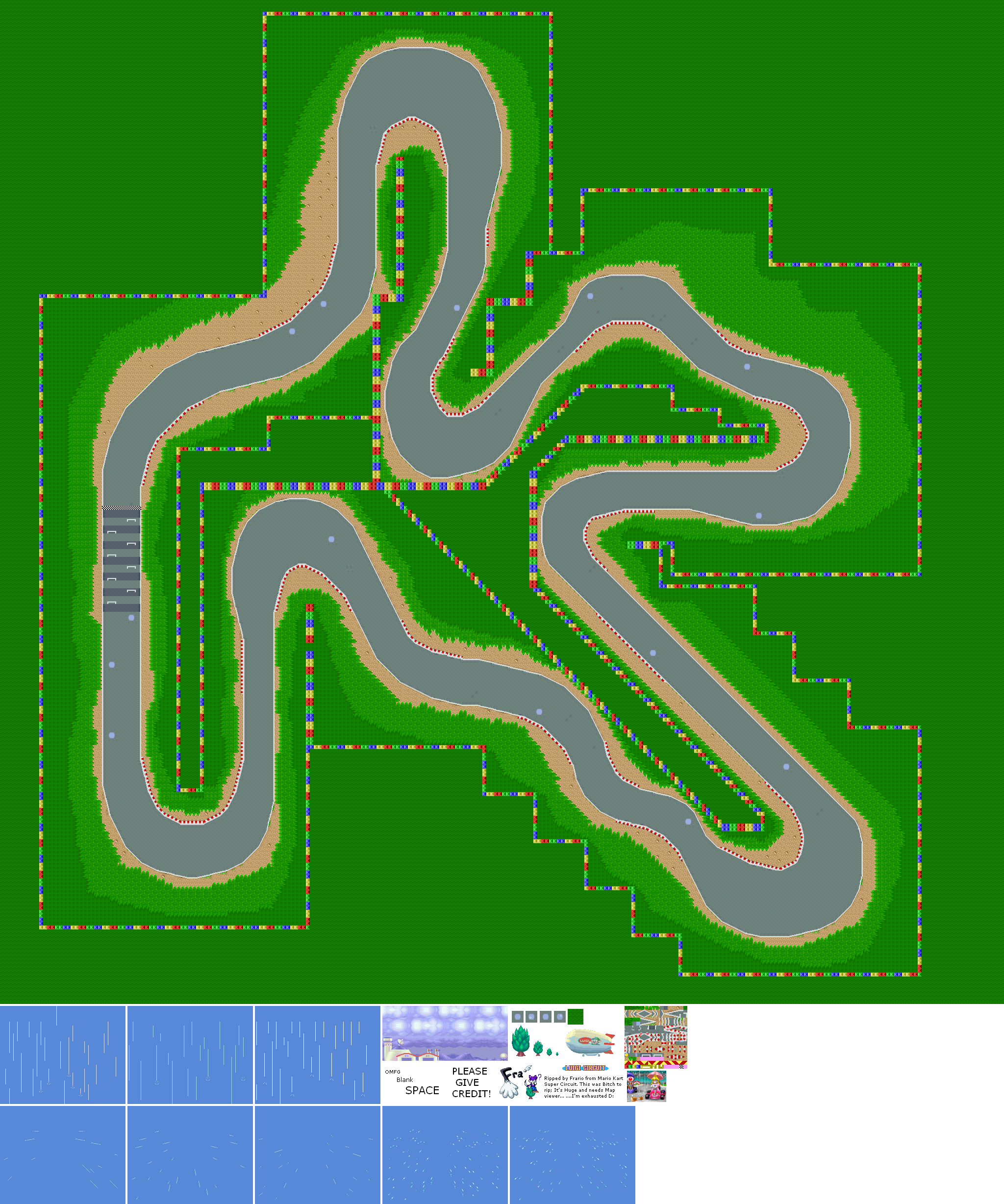 DS / DSi - Mario Kart DS - Mario Circuit - The Models Resource