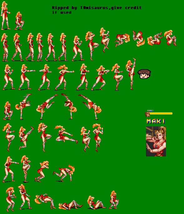 Final fight 2 maki muscle