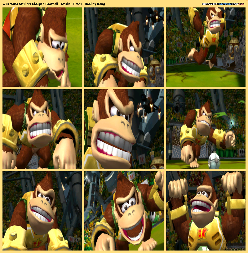 Mario Strikers Charged - Striker Times Donkey Kong