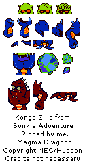 Bonk's Adventure - Kongo Zilla