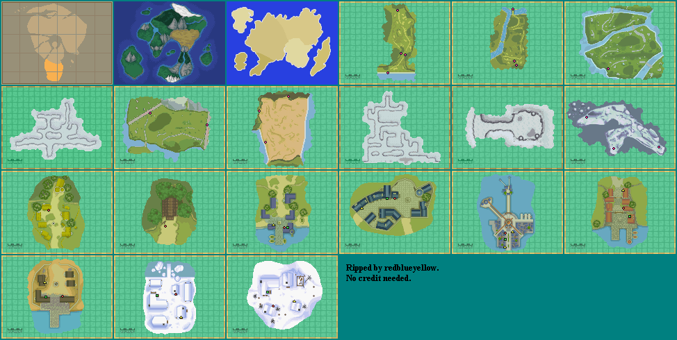 Tales of the Tempest - World Maps