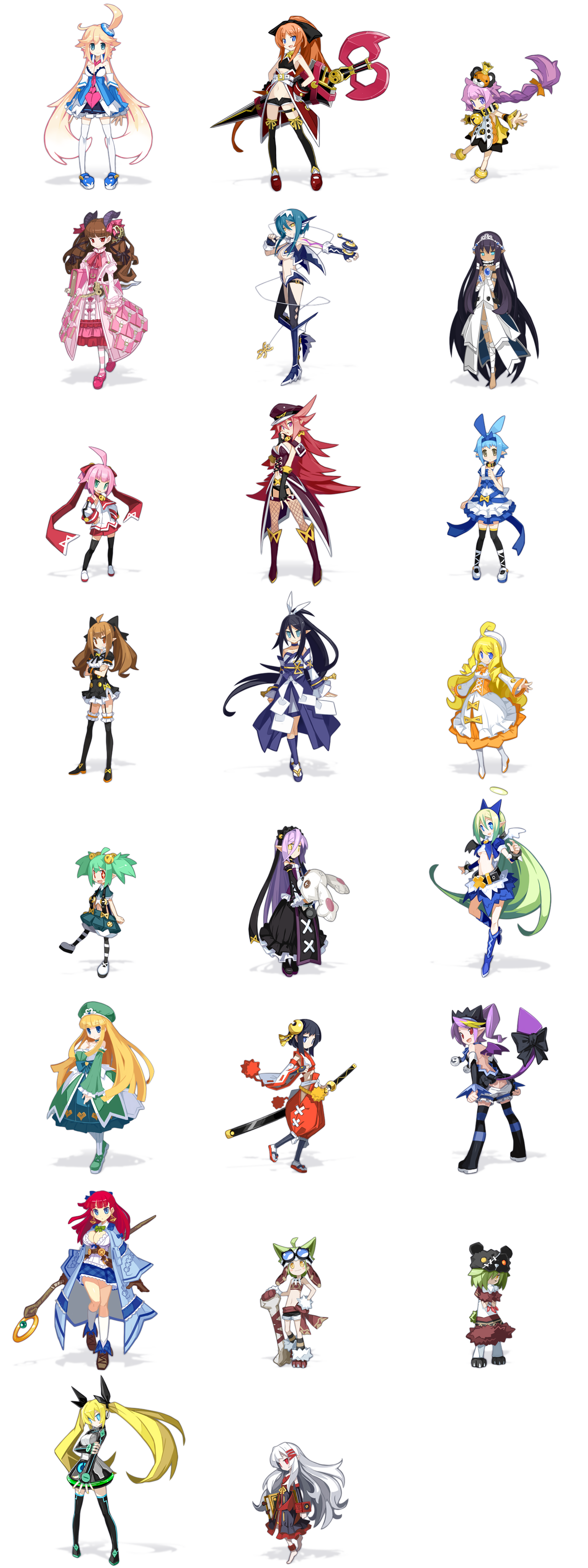 Mugen Souls Z - Bathing Minigame - Character Select