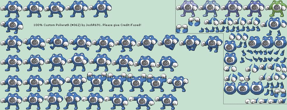 The Spriters Resource - Full Sheet View - Pokémon Generation 1 Customs ...