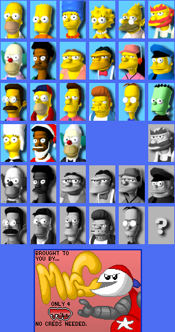 Simpsons Road Rage Hidden Character