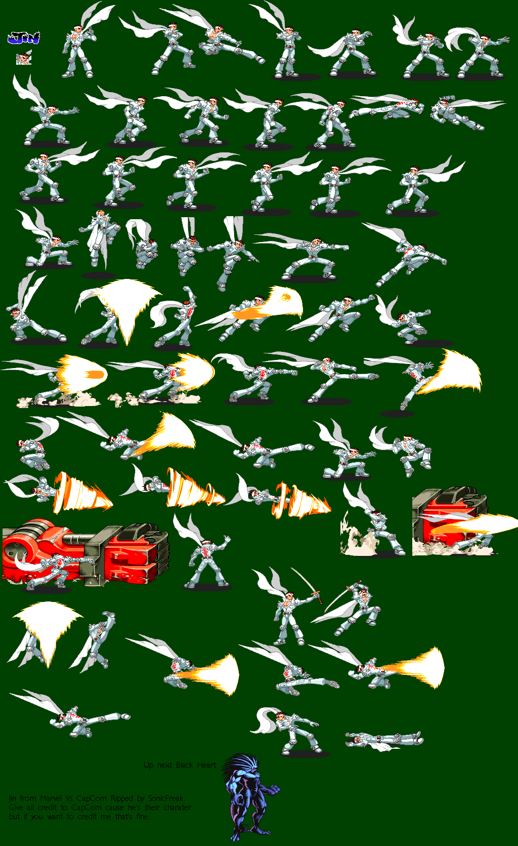 Jin Saotome Sprites