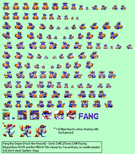 Fang The Sniper Sprites