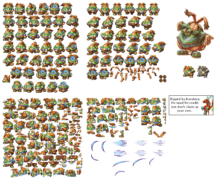 Legend Of Mana Sprites